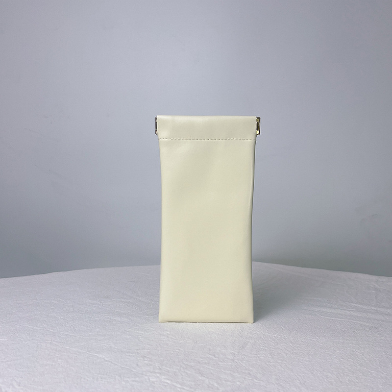 眼鏡收納包 隨身彈力眼鏡收納包 奶油感皮質 眼鏡收納 眼鏡套 收納包 眼鏡盒 眼鏡袋-規格圖9