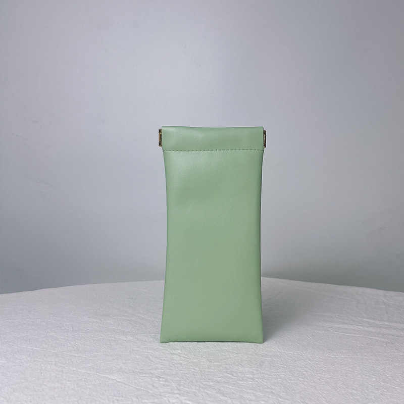 眼鏡收納包 隨身彈力眼鏡收納包 奶油感皮質 眼鏡收納 眼鏡套 收納包 眼鏡盒 眼鏡袋-規格圖9