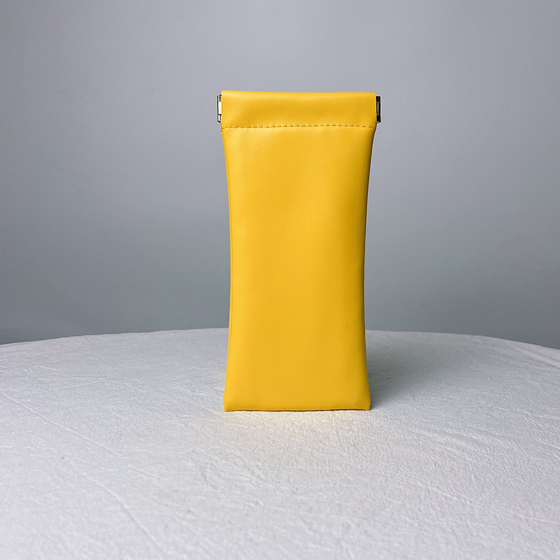 眼鏡收納包 隨身彈力眼鏡收納包 奶油感皮質 眼鏡收納 眼鏡套 收納包 眼鏡盒 眼鏡袋-規格圖9