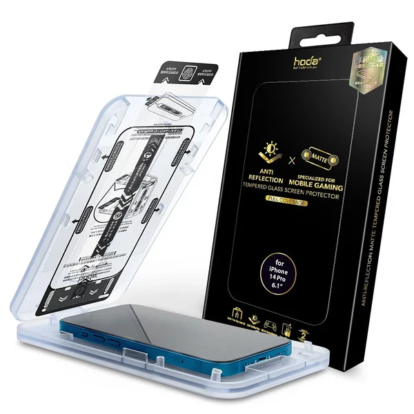 hoda AR抗反射霧面玻璃保護貼 附無塵太空艙貼膜神器 適用iPhone17 16 15 14 13 玻璃貼 保護貼-規格圖9