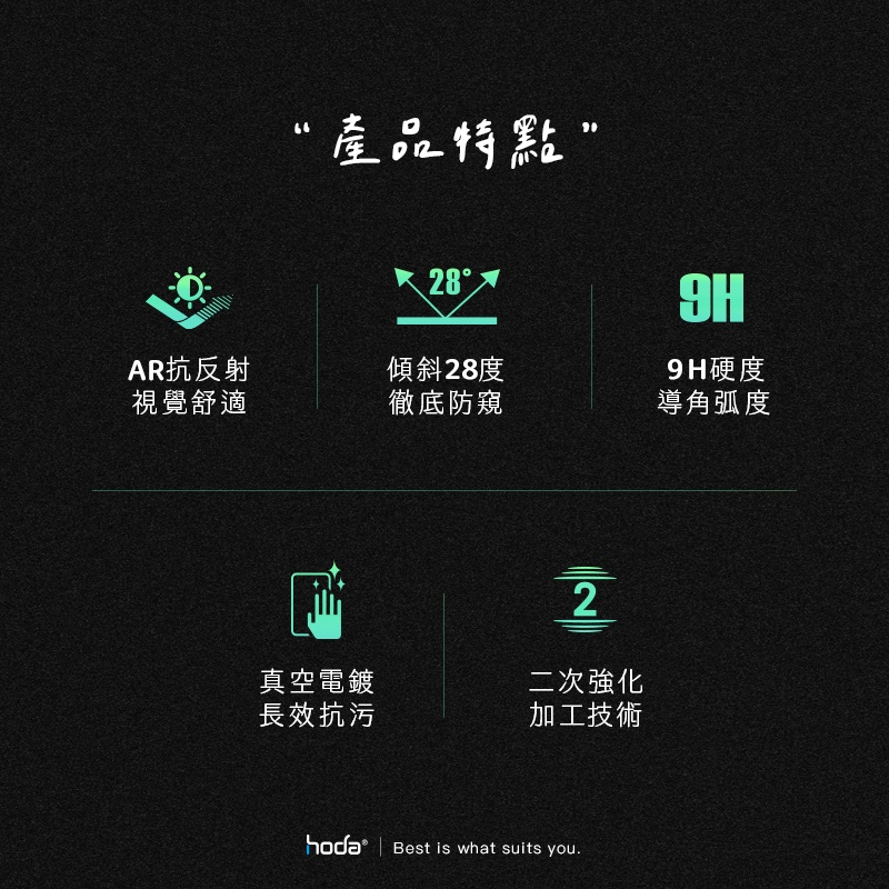hoda AR抗反射防窺滿版玻璃保護貼附無塵太空艙貼膜神器 適用iPhone17 16 15 14 13系列-細節圖3