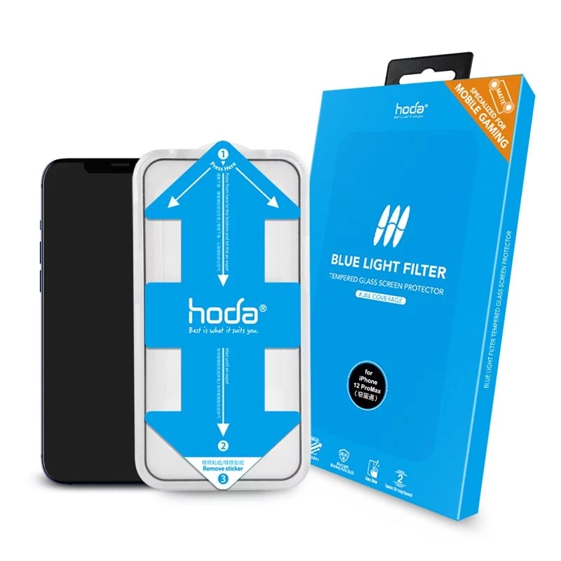 hoda 手遊專用霧面抗藍光滿版玻璃保護貼附無塵太空艙貼膜神器 適用iPhone 16e 14 13 12 11系列-規格圖9