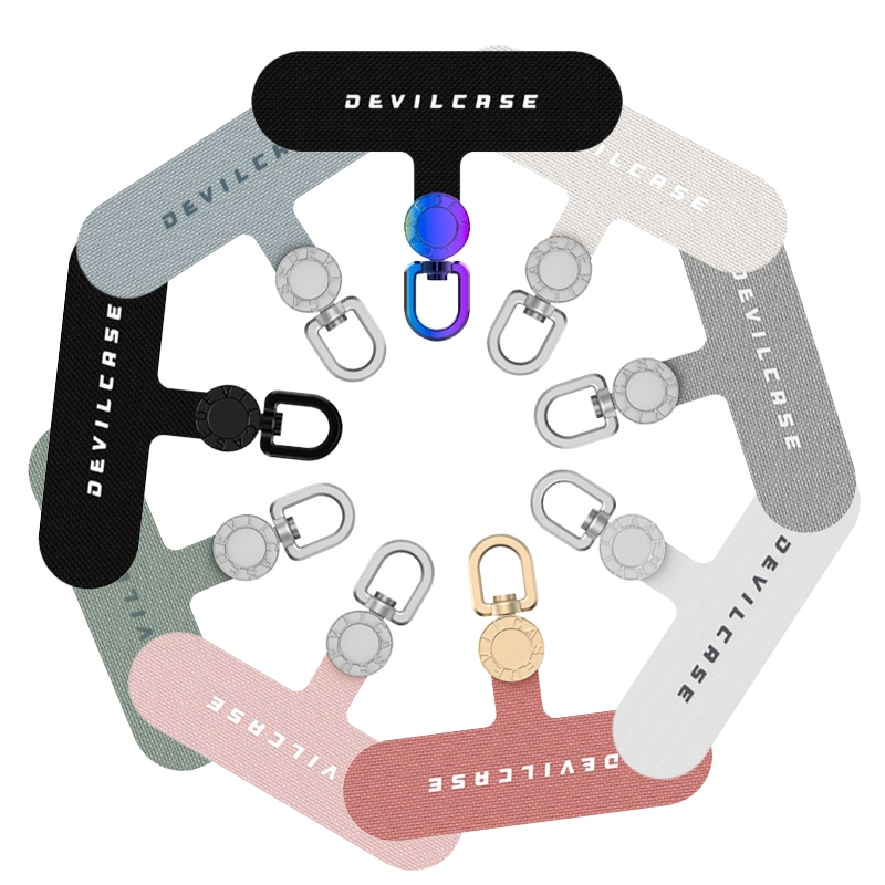 隔日配 DEVILCASE 惡魔防摔殼 360°可旋式手機墊片 掛片 手機掛繩 墊片 掛繩 掛繩夾片-細節圖2