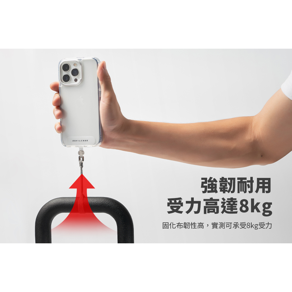 隔日配 DEVILCASE 惡魔防摔殼 360°可旋式手機墊片 掛片 手機掛繩 墊片 掛繩 掛繩夾片-細節圖6