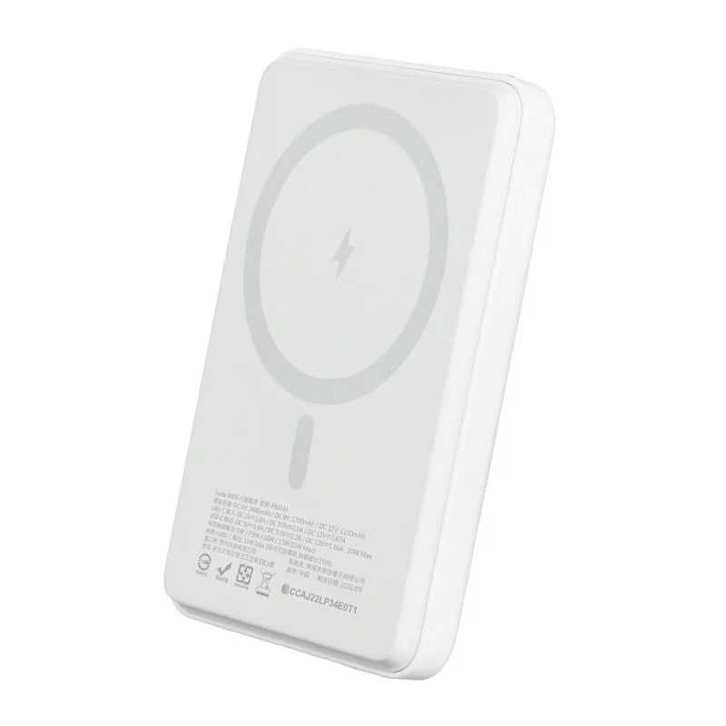 hoda 磁吸式行動電源 5000mah 磁吸式 MagSafe 行動電源 無線充電-細節圖8
