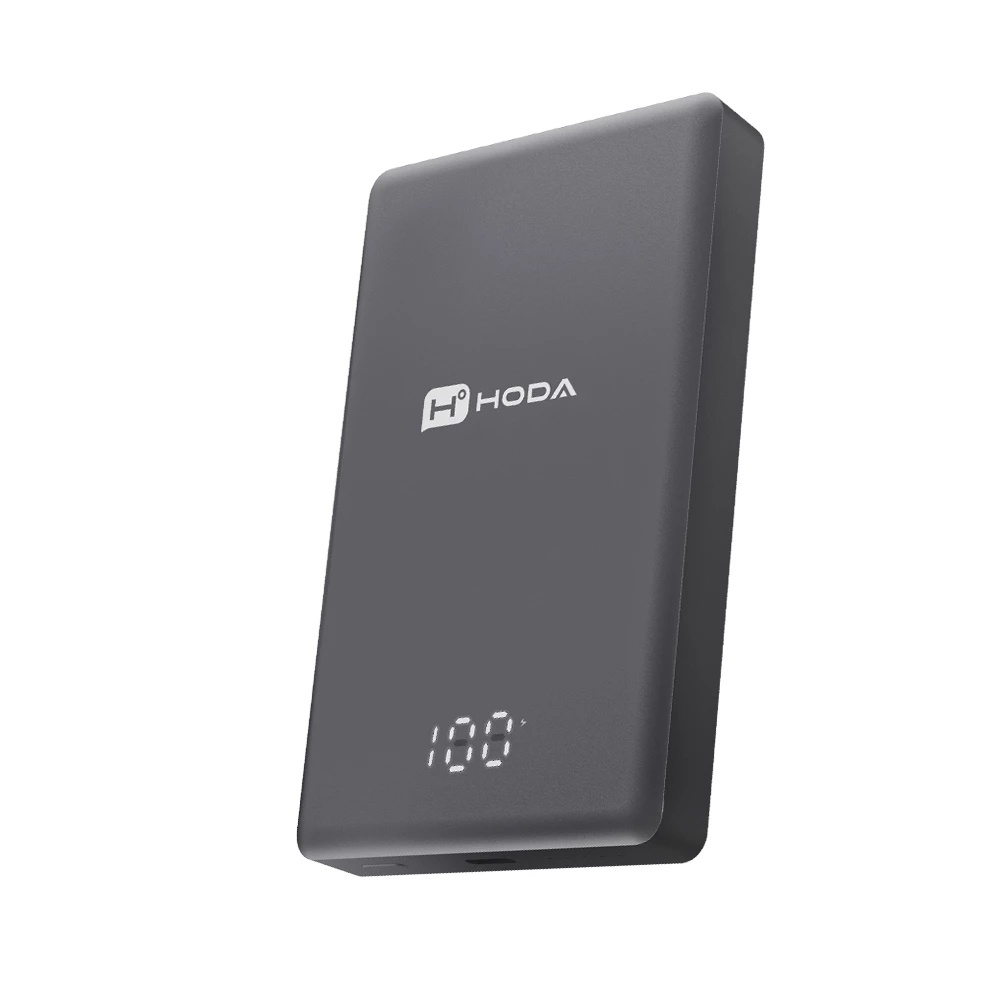 隔日到貨hoda Magnetic Wireless 鋁合金超薄行動電源 5000mAh 10000mAh 快充 行動充-細節圖3