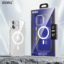 【日本 BEVAS】永不發黃 磁吸鏡頭支架透明殼 iPhone 17 全系列手機殼 防摔殼 保護殼 支架殼-規格圖9