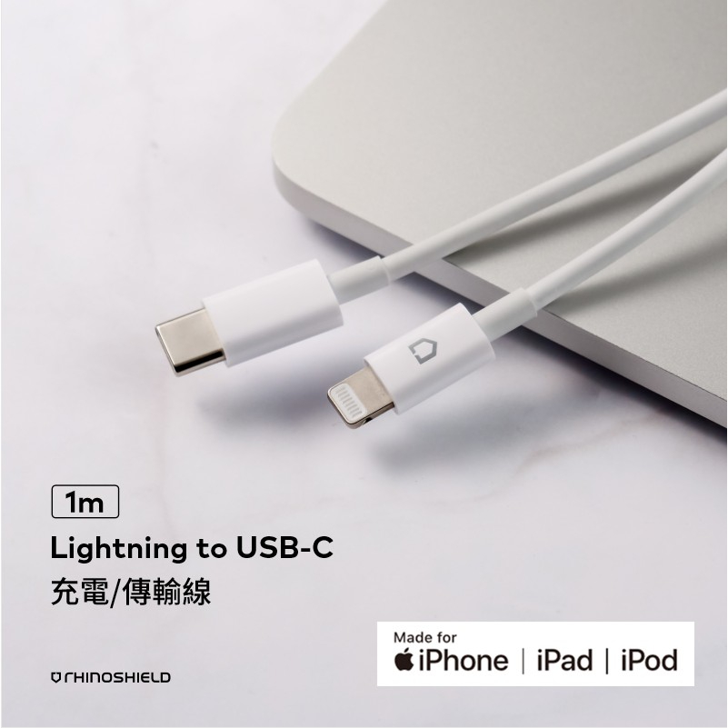 犀牛盾 適用 iPhone 安卓 充電線 Type C PD 快充線 MFi 認證 Lightning 傳輸線 編織線-細節圖7