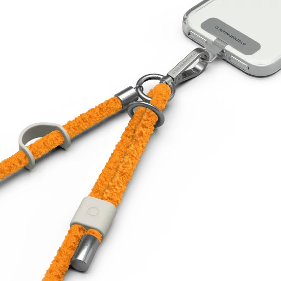 背帶掛繩-編織太陽橙