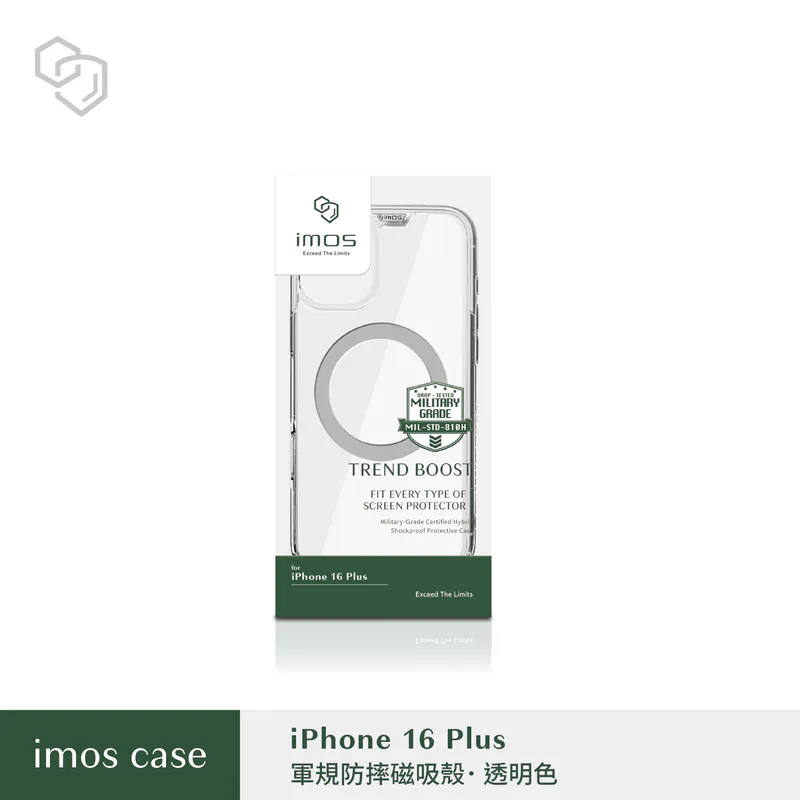 imos 磁吸軍規防震保護殼 適用iPhone 16 系列 防摔殼 手機殼-規格圖8