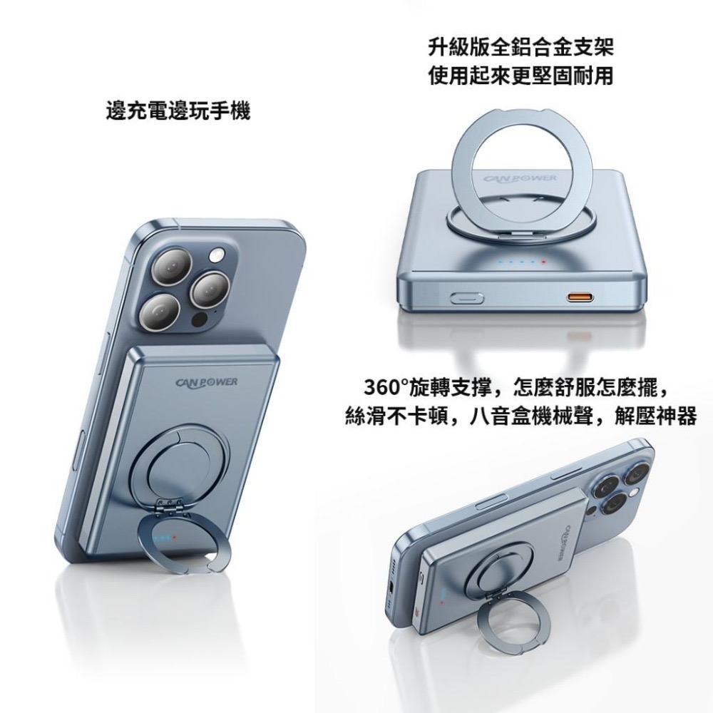 【CAN POWER】SSB 固態行動電源 5000mAh 10000mAh 防爆 快充 TypeC 大容量-細節圖3