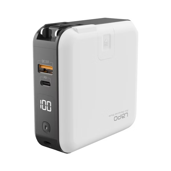 【可帶上飛機】LaPO 二代磁吸無線行動電源 10000mAh 支援快充 PD QC 自帶線 iPhone 安卓-規格圖9