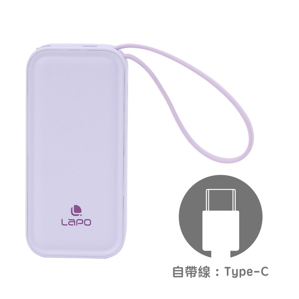 全色現貨 LaPO 全功能快充 雙向快充行動電源 支援 iWatch Typec 5000mAh WT-12 WT-06-規格圖9