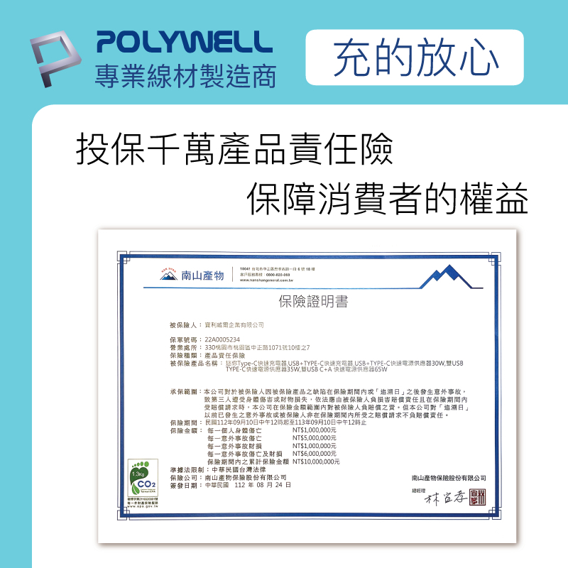 POLYWELL PD雙孔快充頭 30W Type-C充電器 豆腐頭 適用蘋果iPhone快充 寶利威爾 台灣現貨-細節圖7