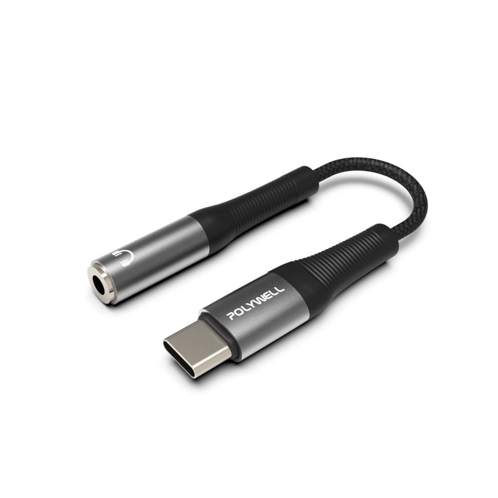 POLYWELL Type-C轉3.5mm 音源轉接線 24bit 適用安卓 筆電 平板 iPad 寶利威爾 台灣現貨-規格圖9