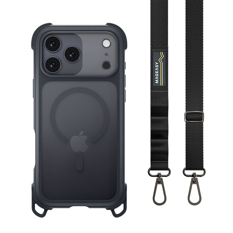 MAGEASY Odyssey Strap Ultra 頂級超軍規防摔掛繩手機殼 iPhone 17 16 掛繩-規格圖9
