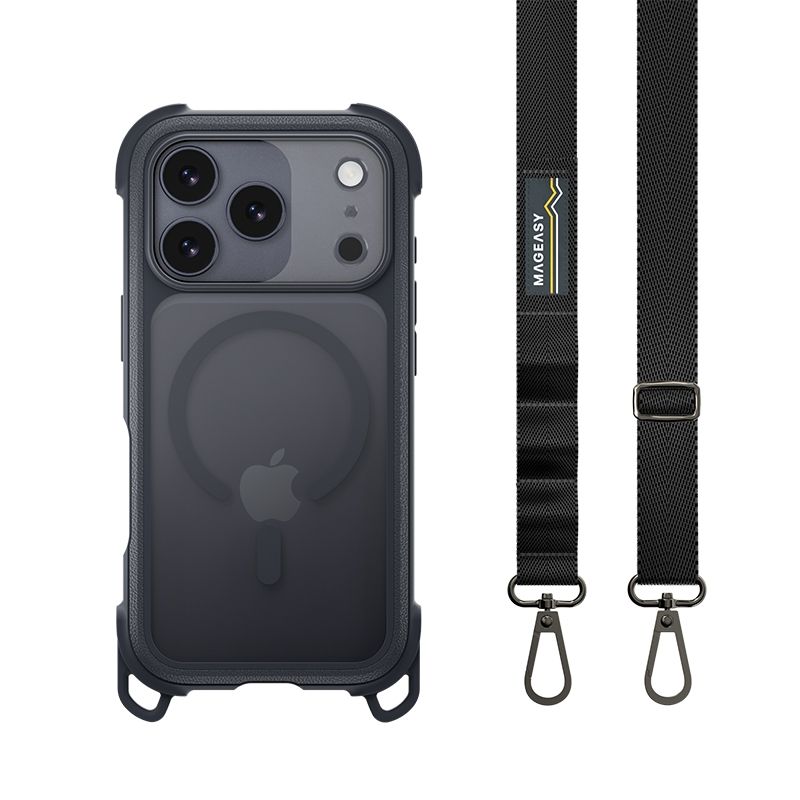 MAGEASY Odyssey Strap Ultra 頂級超軍規防摔掛繩手機殼 iPhone 17 16 掛繩-規格圖9