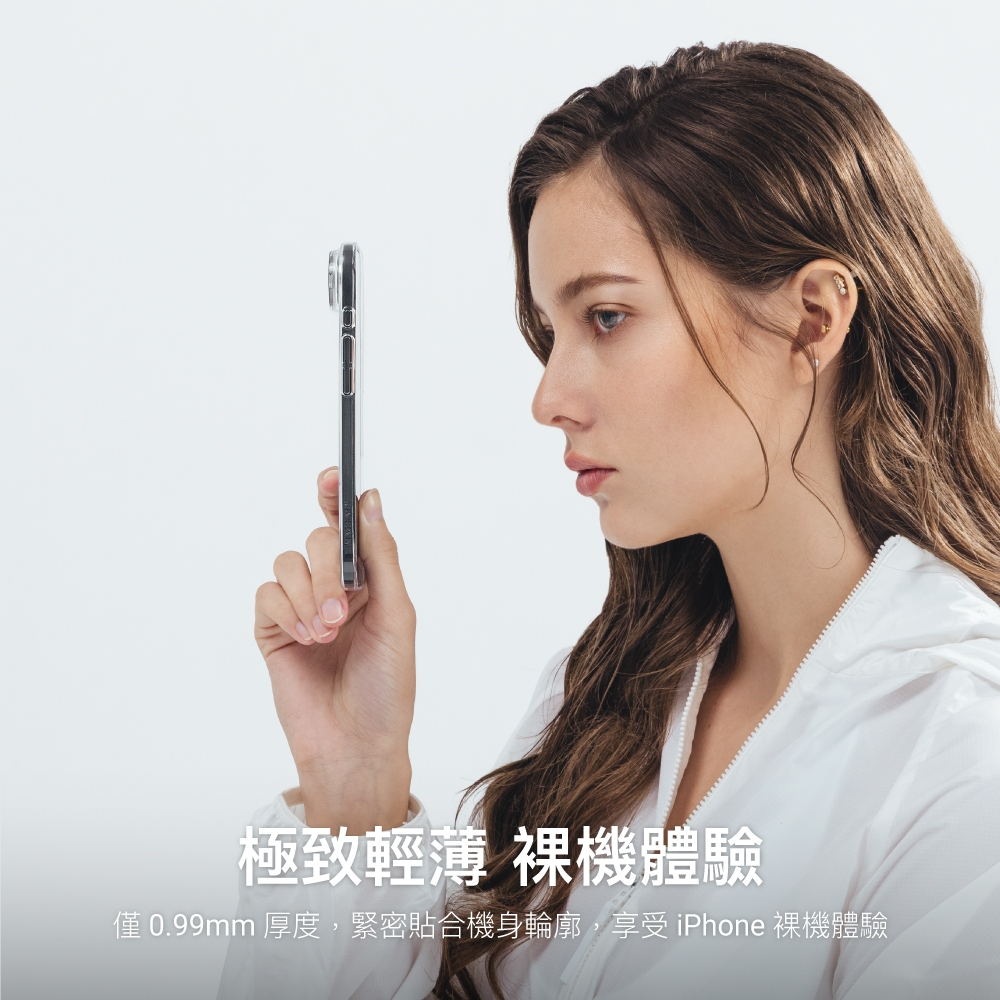 MAGEASY Cryst M 超輕薄不發黃透明殼 iPhone 17 (支援 MagSafe 全系列配件)-細節圖3