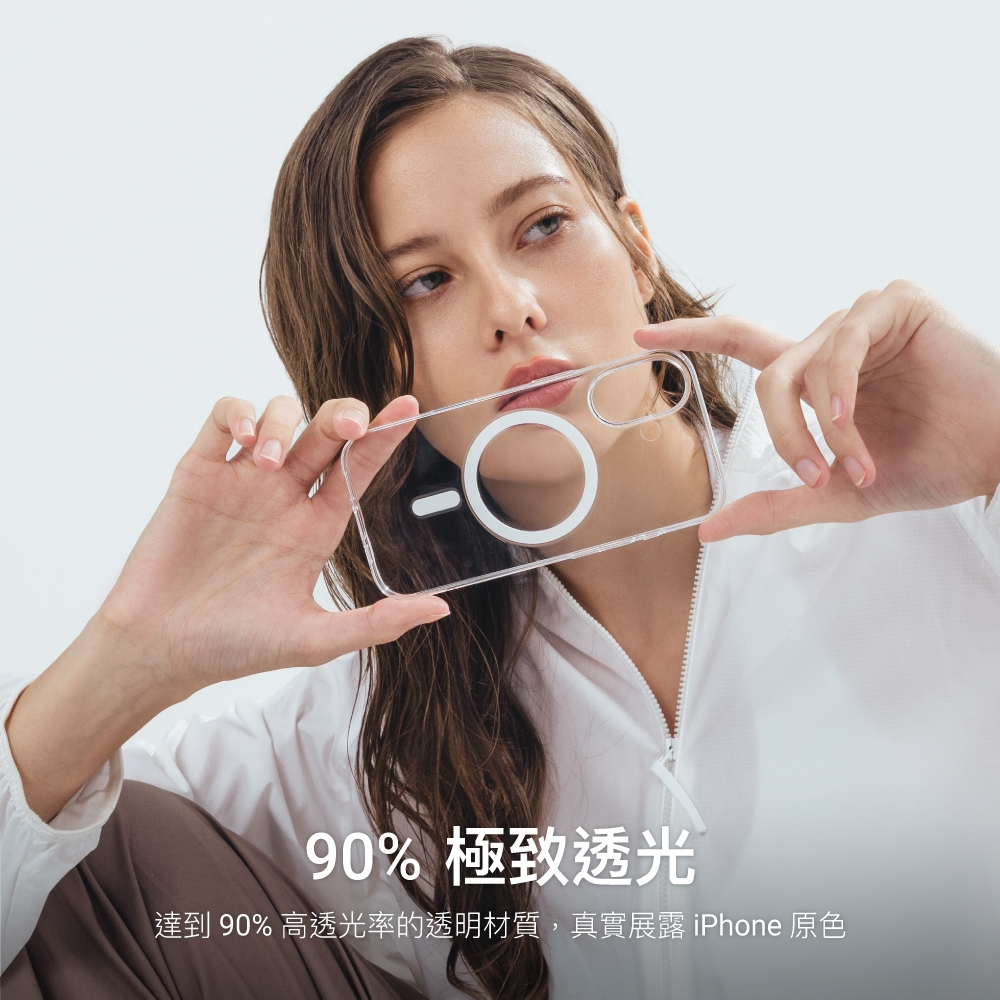 MAGEASY Cryst M 超輕薄不發黃透明殼 iPhone 17 (支援 MagSafe 全系列配件)-細節圖4