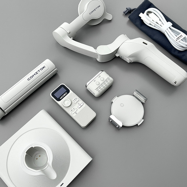 【COMITOK】MOGO MFi手機三軸穩定器 Dockkit AI追蹤 防手震 摺疊收納 iphone專用 支架-細節圖9