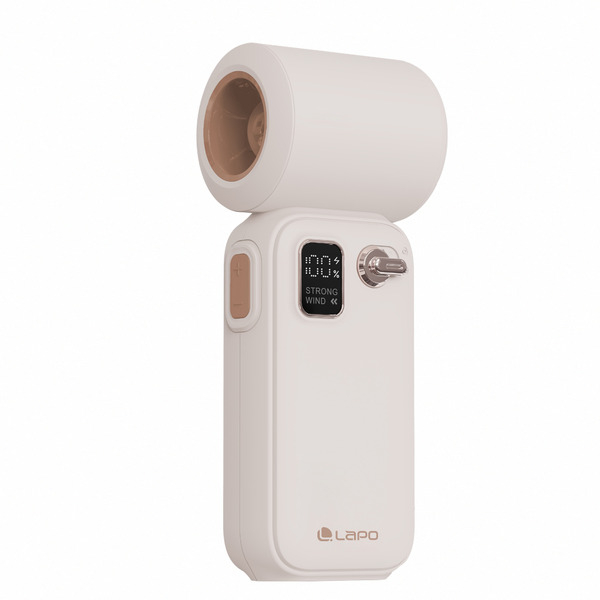 LaPO 迷你渦輪隨身高速風扇 13cm 極輕158克 日本松下電芯 5100mAh 電量顯示 百段風速 LF-02-規格圖9