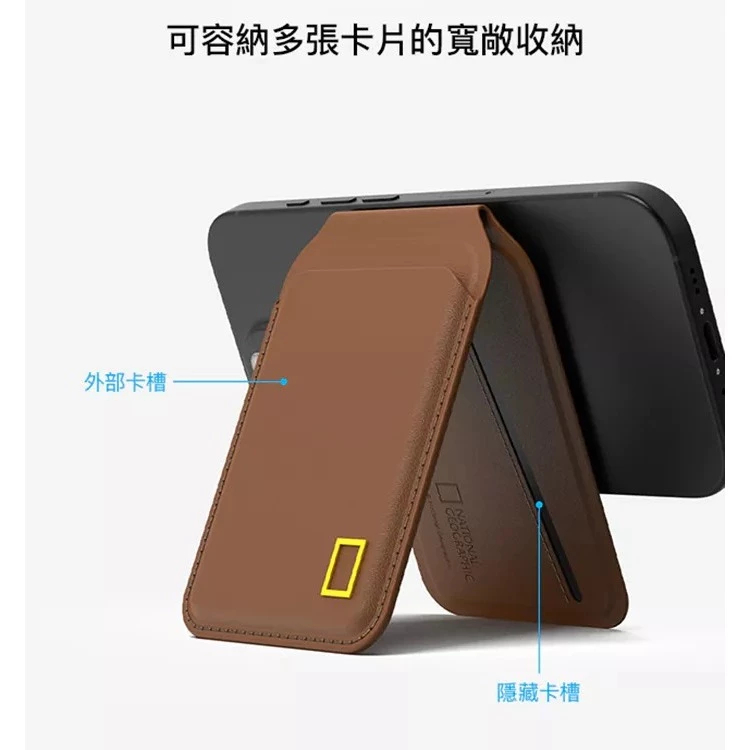 國家地理 National Geographic｜現貨 磁吸卡夾/卡夾支架 證件夾 卡夾 MagSafe 出國必備-細節圖7