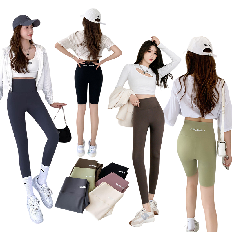 休閒短褲瑜珈五分褲 運動短褲 鯊魚褲 大尺碼褲子女生 高腰短褲女 收腹安全褲 内搭褲 芭比褲 涼感褲 瑜珈褲 壓力褲長褲-細節圖8