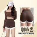 休閒短褲瑜珈五分褲 運動短褲 鯊魚褲 大尺碼褲子女生 高腰短褲女 收腹安全褲 内搭褲 芭比褲 涼感褲 瑜珈褲 壓力褲長褲-規格圖9