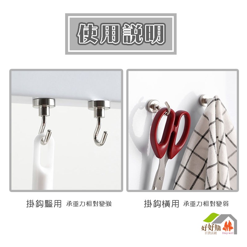 台灣現貨🔥 磁鐵掛勾 掛勾 強磁掛勾 強力磁鐵 多功能掛勾 磁性掛勾 超強吸力彎勾 磁吸掛勾 強力掛 磁鐵掛鉤 露營掛勾-細節圖7