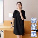 睡裙 冰絲睡衣 連衣裙 冰絲睡衣裙 連身裙 休閒套裝 居家服 韓國網紅 仿真絲 套裝 睡衣 短袖 女生睡衣 睡袍 夏季-規格圖9