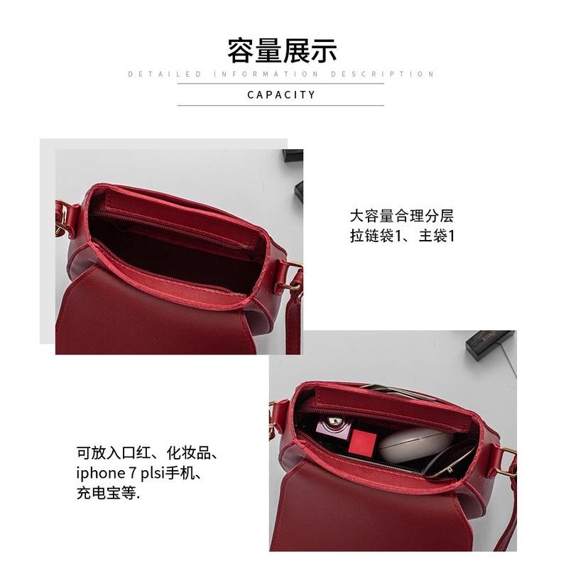 韓系馬鞍包  半圓小包包韓版小包 小資女逛街約會上班上學首選 朋友聚會 網紅熱賣款 現貨在台 旅行外出化妝品小物的好選擇-細節圖5