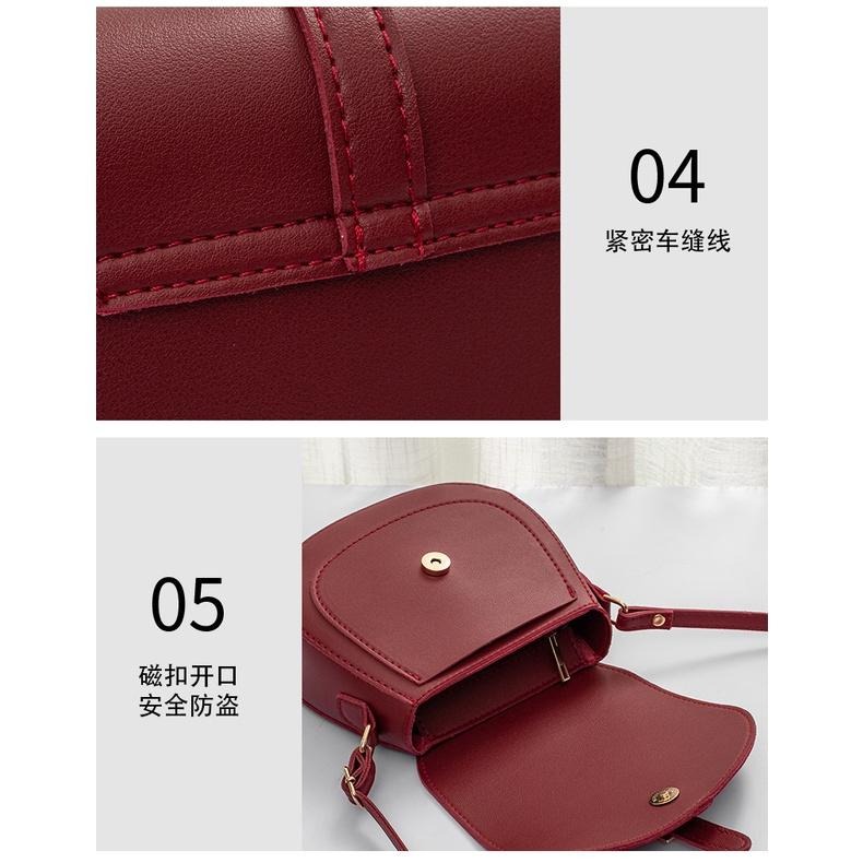 韓系馬鞍包  半圓小包包韓版小包 小資女逛街約會上班上學首選 朋友聚會 網紅熱賣款 現貨在台 旅行外出化妝品小物的好選擇-細節圖7