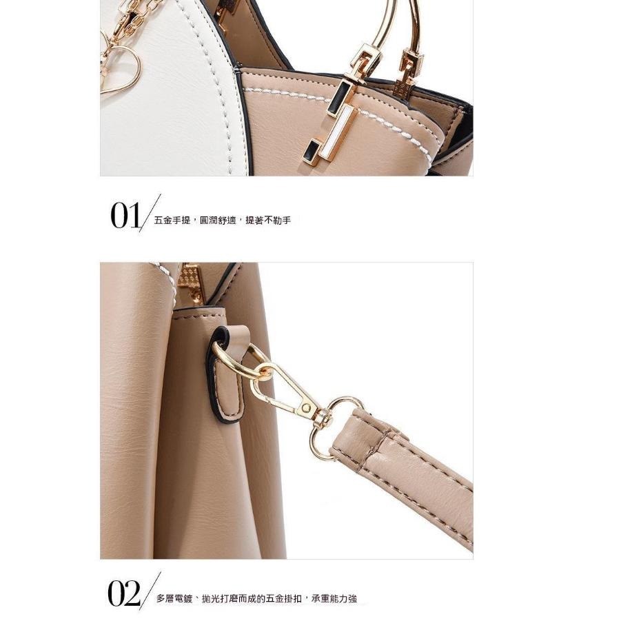 拼接包單肩包手提包斜背女包2023新款手機單肩女士包 包包女大容量流量包斜背女包女用手提包台灣現貨-細節圖3