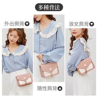 馬卡龍  側背包女斜背包 小方包 單肩手機包 鏈條小包 生日禮物 可愛側背包 斜背包 小廢包 肩帶可調-細節圖5