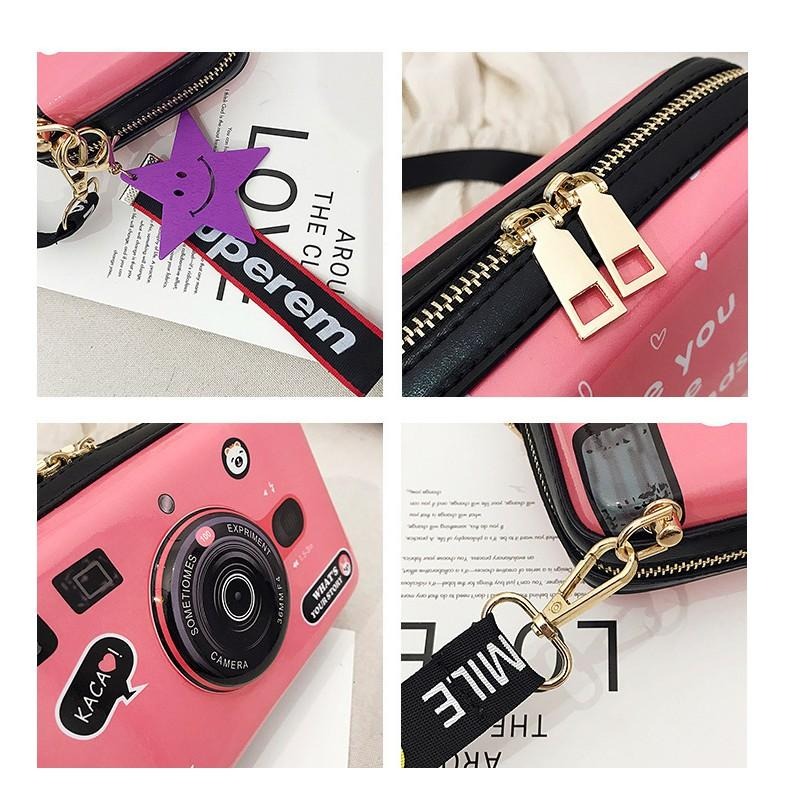 米奇米妮包相機包手機包  小方包 斜垮包 聖誕禮物包包 趣味斜挎單肩包 流行時尚包 包  生日禮物-細節圖6