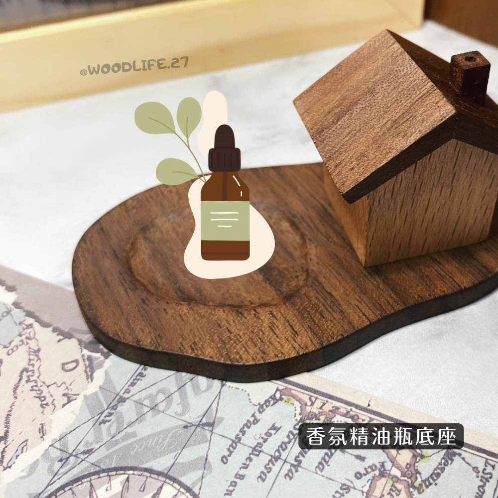﹝實木 X 手作﹞擴香原木小屋 擴香木 擴香 香氛 精油 擺件 文青風 木製品 送禮 文創-細節圖3
