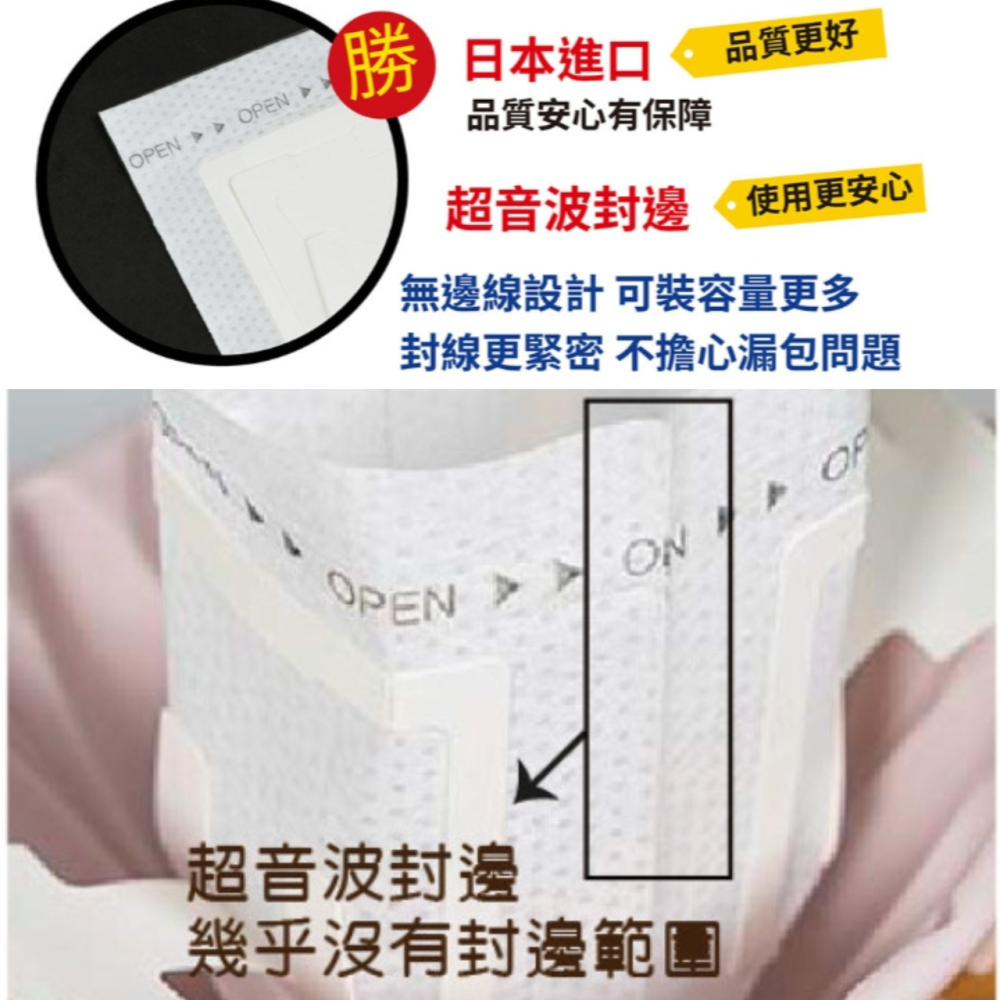 日本製(窄版)超音波內袋(日本大紀) 掛耳咖啡濾袋 掛耳式咖啡濾紙 濾泡式咖啡袋 掛耳咖啡內袋 掛耳咖啡-細節圖6