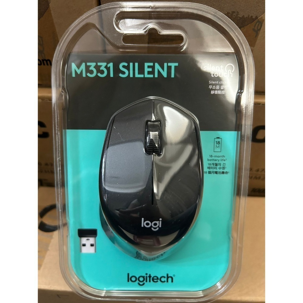 沛佳新莊 羅技 M331 Silent 靜音滑鼠 台灣公司貨 新款-規格圖2
