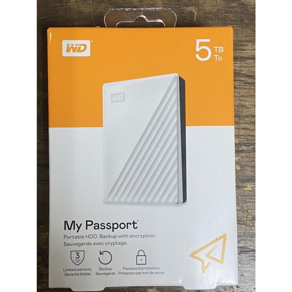 WD My Passport 5TB 5T 2.5吋 行動硬碟 外接硬碟-細節圖3