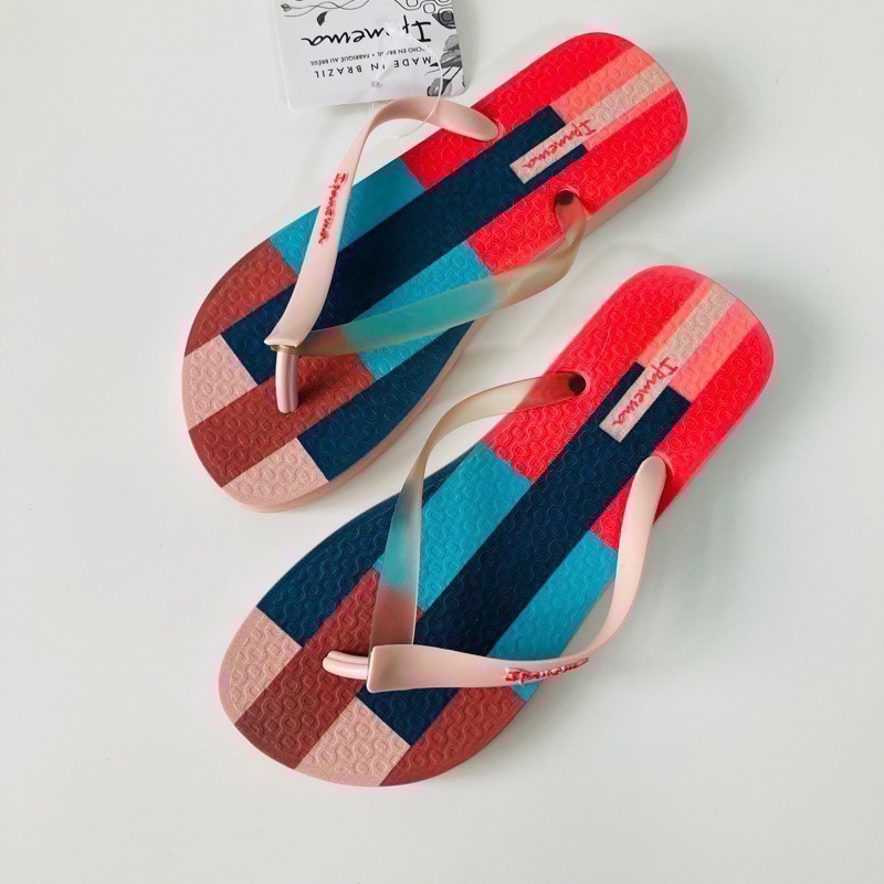 《現貨》IPANEMA FEELINGS/DUO /IGUAL/OASIS 鳥語花香 幾何 刺繡 塗鴉 森呼吸 夾腳拖鞋-細節圖3