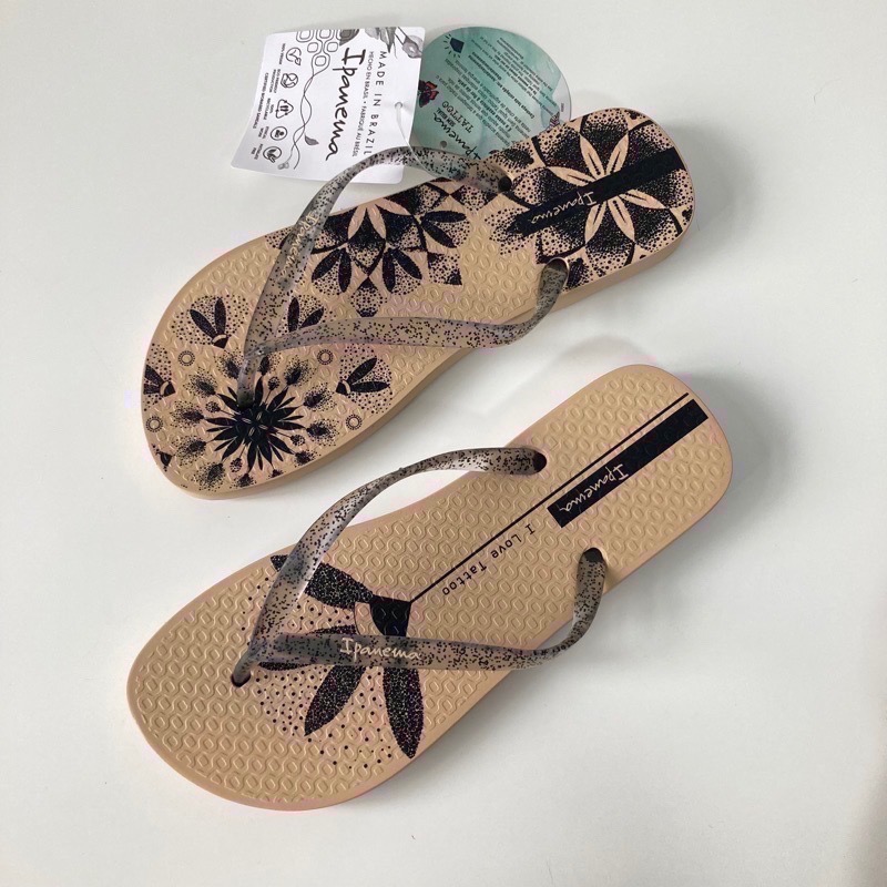 《現貨》IPANEMA FEELINGS/DUO /IGUAL/OASIS 鳥語花香 幾何 刺繡 塗鴉 森呼吸 夾腳拖鞋-細節圖9