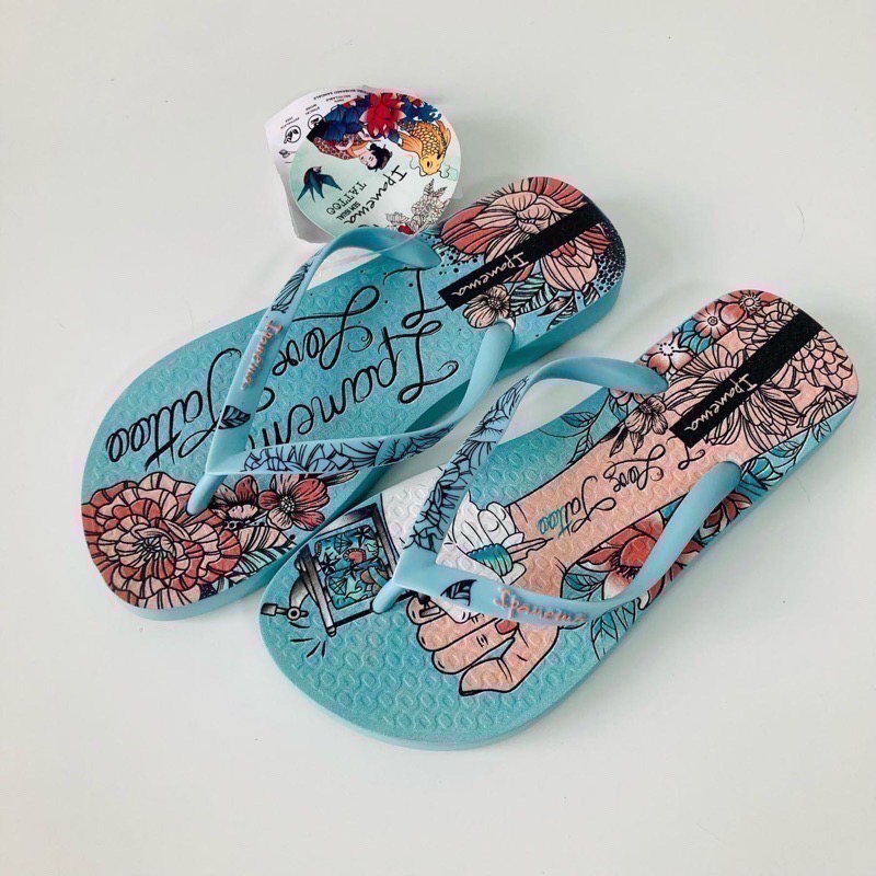 《現貨》IPANEMA FEELINGS/DUO /IGUAL/OASIS 鳥語花香 幾何 刺繡 塗鴉 森呼吸 夾腳拖鞋-細節圖10