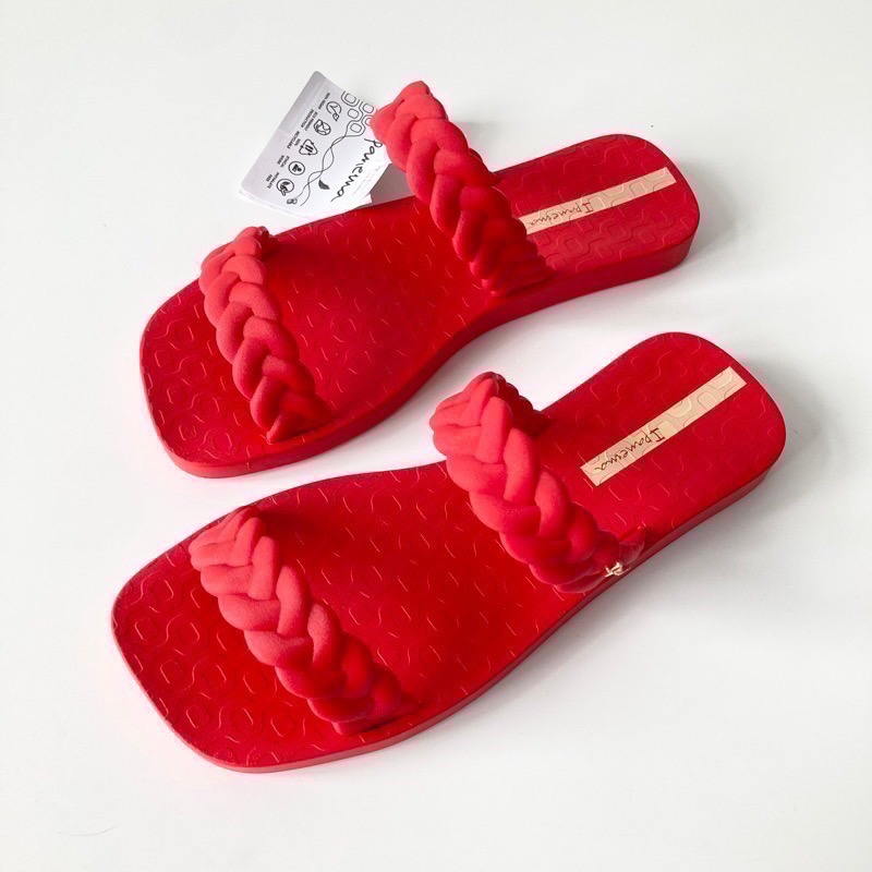 《現貨》IPANEMA FEVER SLIDE 女生 WONEN 拖鞋（麻花辮造型 雙帶設計 拖鞋）-細節圖7