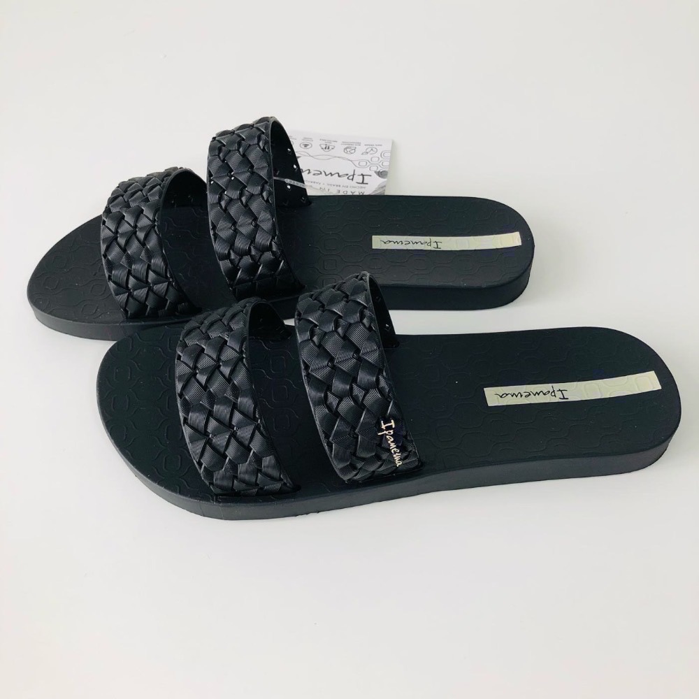 《現貨》 IPANEMA 女生RENDA SLIDE 藤編風 網狀編織 雙帶設計 / FEEL NOVA 交叉造型 拖鞋-細節圖10