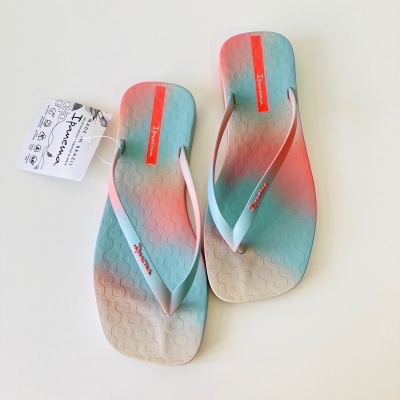 《現貨》IPANEMA FEVER PRINT 女生 WOMEN 拖鞋（動感渲染漸層 原色 噴漆系列 方頭 夾腳拖鞋）-細節圖8