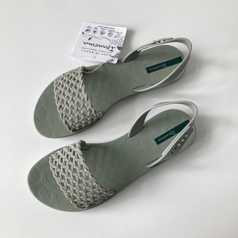 《現貨》IPANEMA BREEZY SANDAL FEM 女生 WOMEN 涼鞋 （波西米亞 編織風 一字涼鞋)-細節圖3