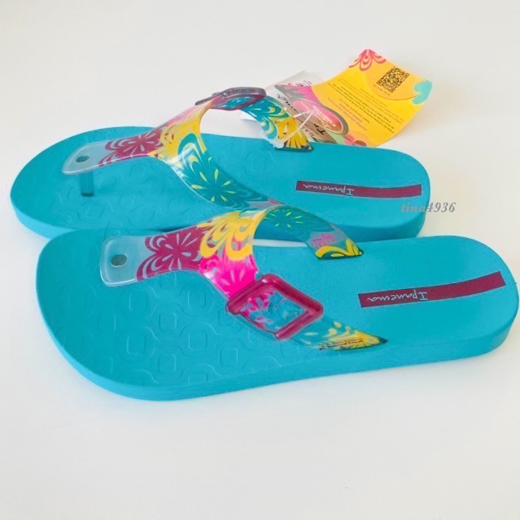 《現貨》IPANEMA URBAN ARTE CONECTA 女生 Women 拖鞋（藝術花朵彩繪 T字 夾腳拖鞋)-細節圖5