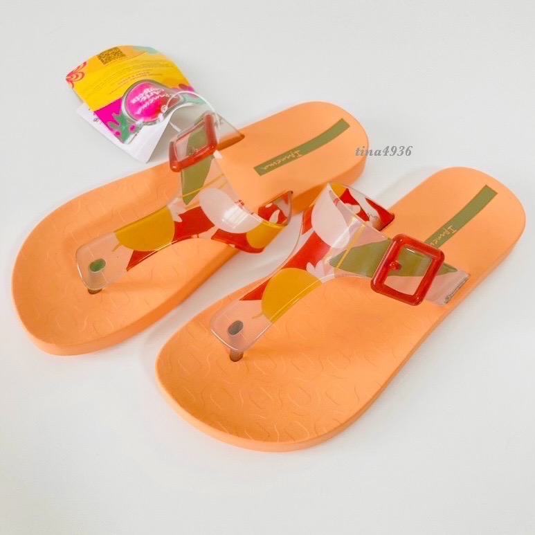 《現貨》IPANEMA URBAN ARTE CONECTA 女生 Women 拖鞋（藝術花朵彩繪 T字 夾腳拖鞋)-細節圖6