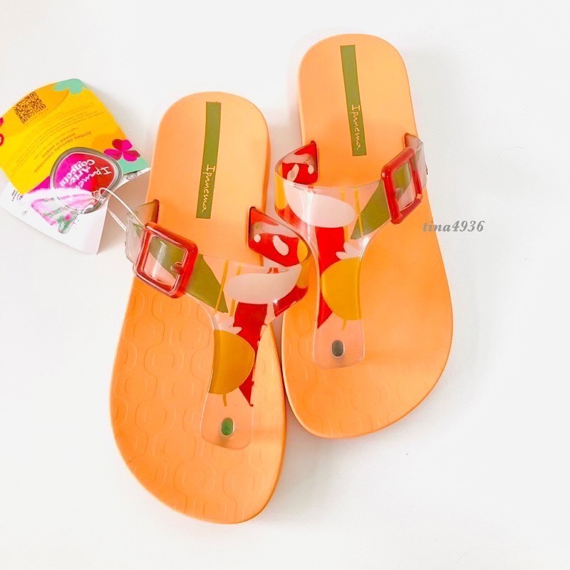 《現貨》IPANEMA URBAN ARTE CONECTA 女生 Women 拖鞋（藝術花朵彩繪 T字 夾腳拖鞋)-細節圖7