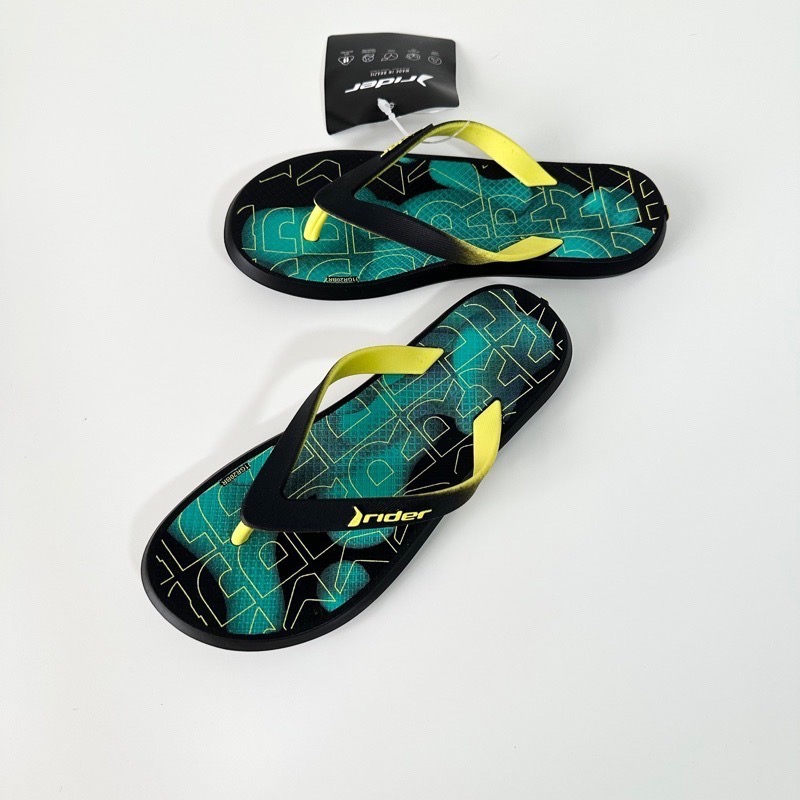 《現貨》RIDER R1 ENERGY &  R1 PLAY INFANATIL 男童（享樂生活 文字印花 夾腳拖鞋）-細節圖5